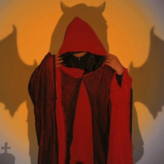 2025 Halloween Adult Costume – Scary Ghost Cloak with Hood, Zombie, Witch & Grim Reaper Cape Cosplay Outfit