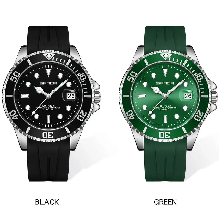Luxury Automatic Square Watch – Unisex Waterproof Mechanical Wristwatch for Men & Women