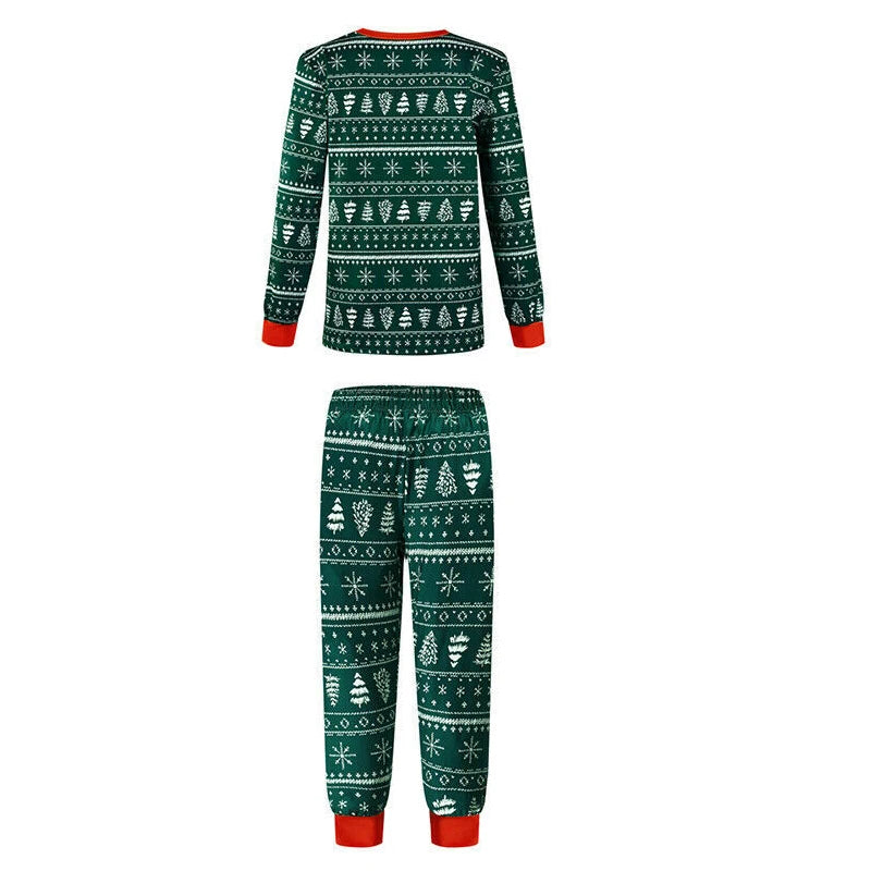 2025 Green Family Christmas Pajama Set – Matching Mom, Dad, Kids & Baby Romper Sleepwear