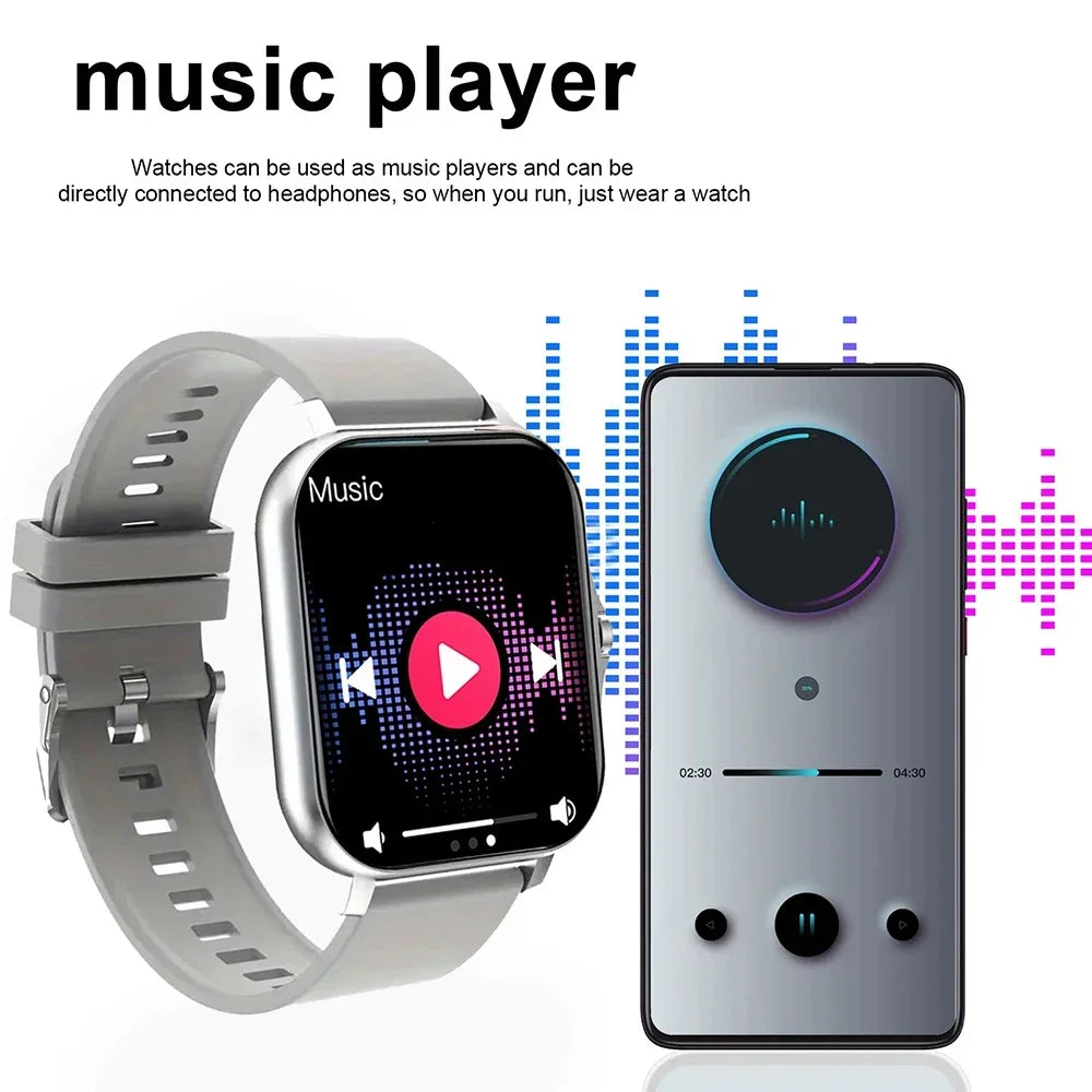 2025 Smart Watch for Men & Women – 1.91” Full Touch Display Bluetooth Fitness Tracker Smartwatch (Android Compatible)
