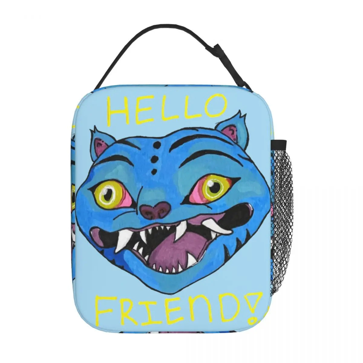 Demon Hunters Cute Cartoon Lunch Bag – Insulated Thermal Tote for Kids, Portable Cooler Bag with Vintage Print