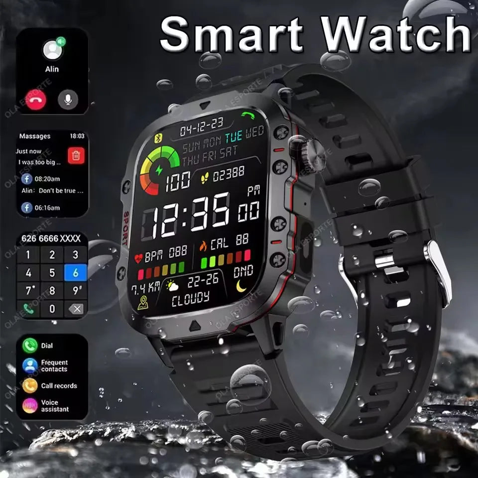 2025 GPS Smart Watch – 1.71” HD Display Smartwatch with Phone Call Function & 400mAh Battery for Men and Women