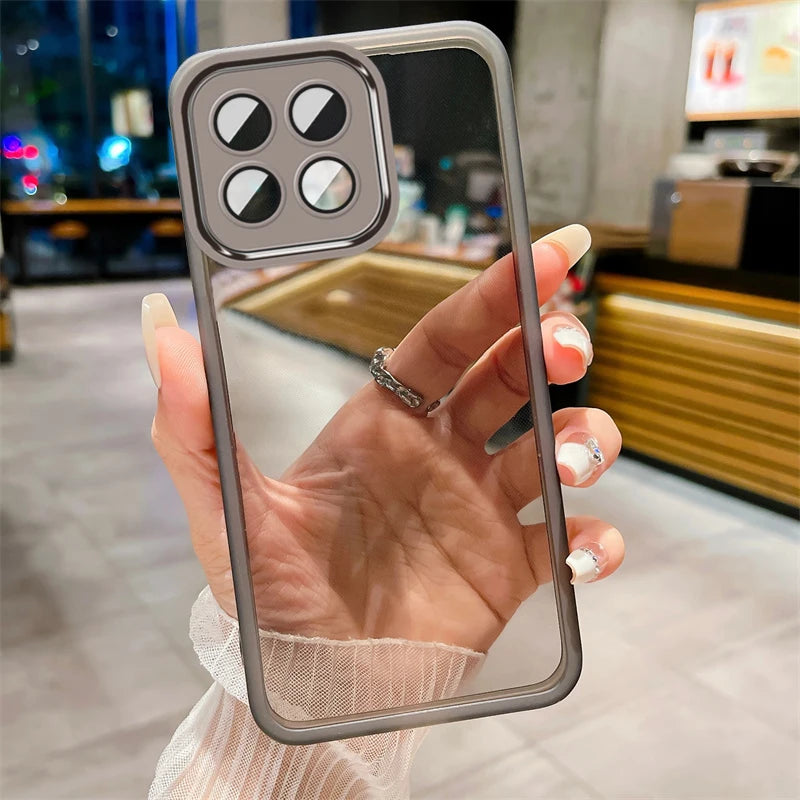 For Honor 400 Smart Full Lens Camera Protection Film Transparent Soft Silicone TPU Phone Back Case for Honor400 Smart X7d 4G 5G