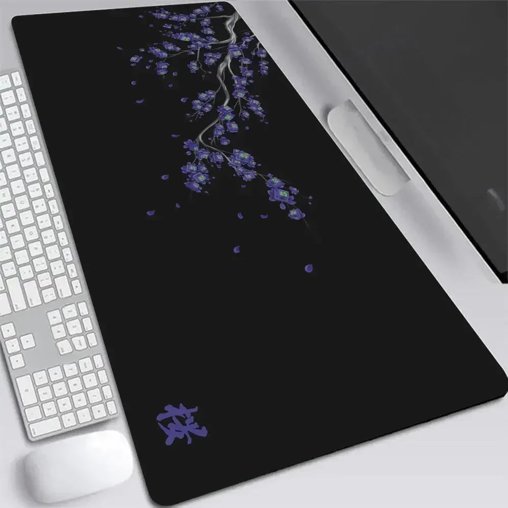 Japan Cherry Blossom XXL Gaming Mouse Pad Sakura Deskmat for Laptop & Keyboard