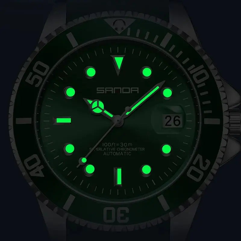 Luxury Automatic Square Watch – Unisex Waterproof Mechanical Wristwatch for Men & Women