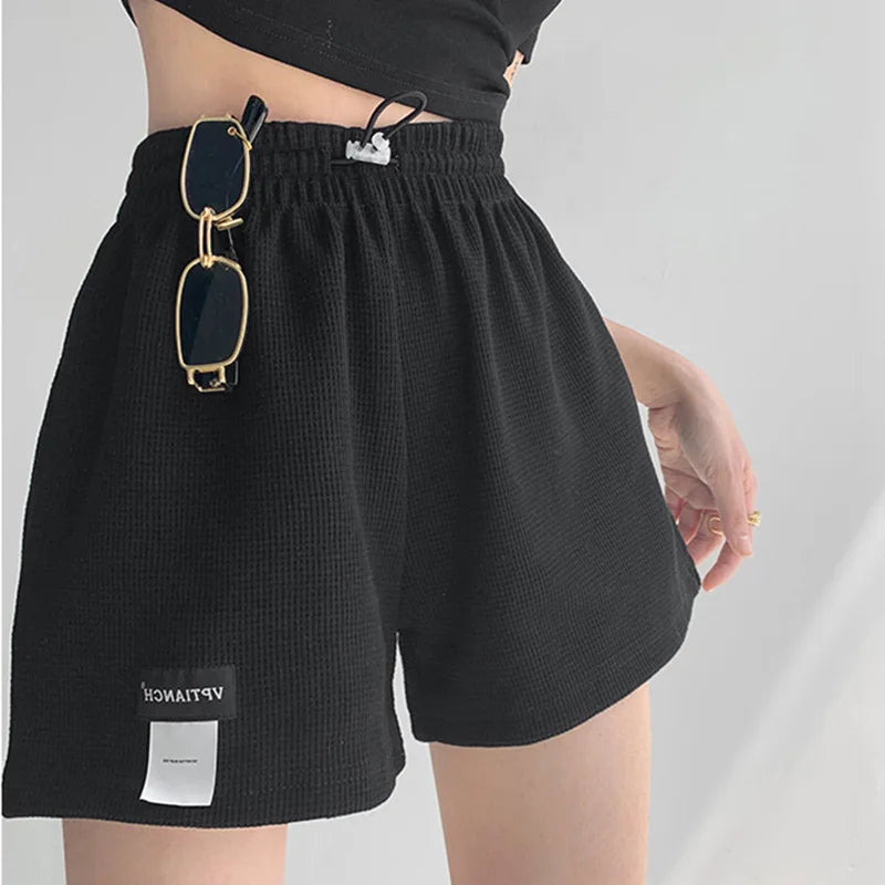 Women’s Summer Sports Shorts – Loose Fit Elastic Waist Three-Quarter Casual Trousers | 2025 Fashion