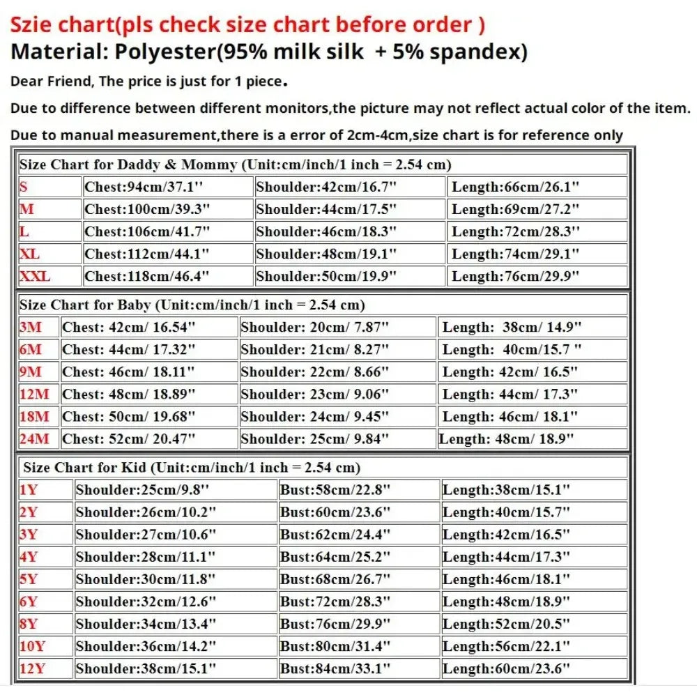 Family Matching Outfits – Daddy, Mommy, Sister, Brother & Baby Summer T-Shirt Set | Casual Short Sleeve Matching Family LookFamily Matching Outfits