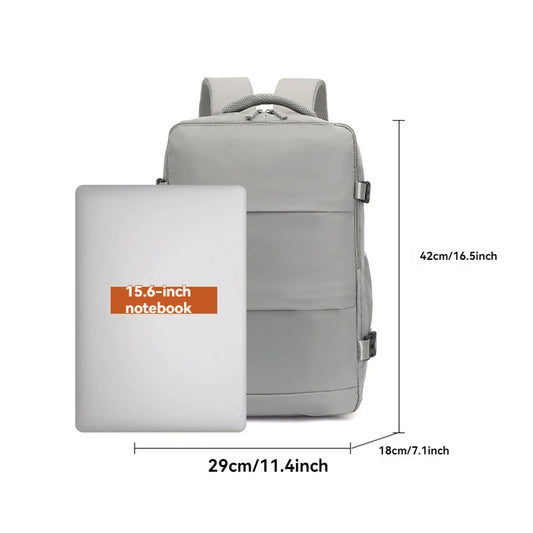 Lumin 42x18x29cm Travel Backpack – Cabin Laptop Bag Hand Luggage for Men & Women