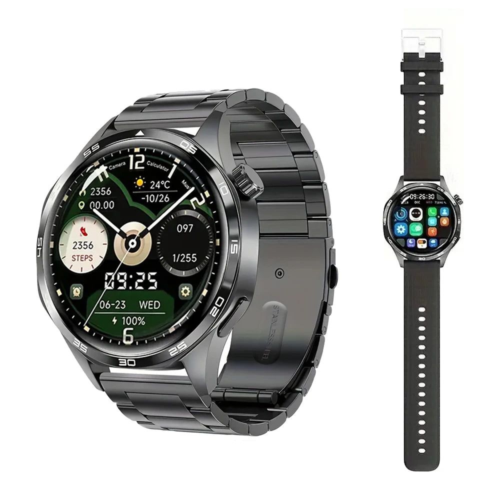 Men’s 1.52” HD AMOLED Smart Watch – Fitness Tracker with 110+ Sport Modes, 24/7 Heart Rate & Sleep Monitor, IP68 Waterproof