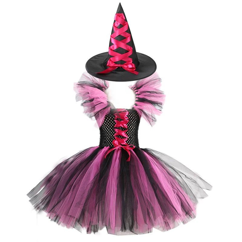 Kids Halloween Costume – Witch, Vampire, or Little Red Riding Hood Cosplay Dress for Girls & Boys Masquerade Party