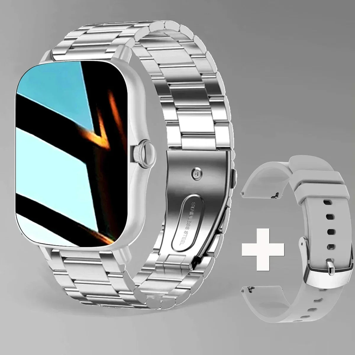 2025 Smart Watch for Men & Women – 1.91” Full Touch Display Bluetooth Fitness Tracker Smartwatch (Android Compatible)