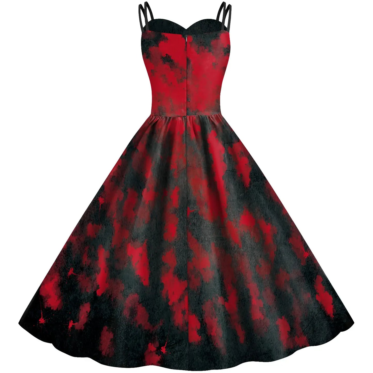 Women’s Movie Role Cosplay Jumpsuit – Halloween & Christmas Printed Bodysuit Costume Party Outfit