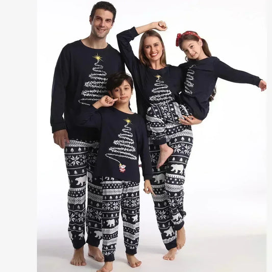 2025 Family Christmas Pajamas Set – Matching Mom, Dad, Kids & Baby Sleepwear