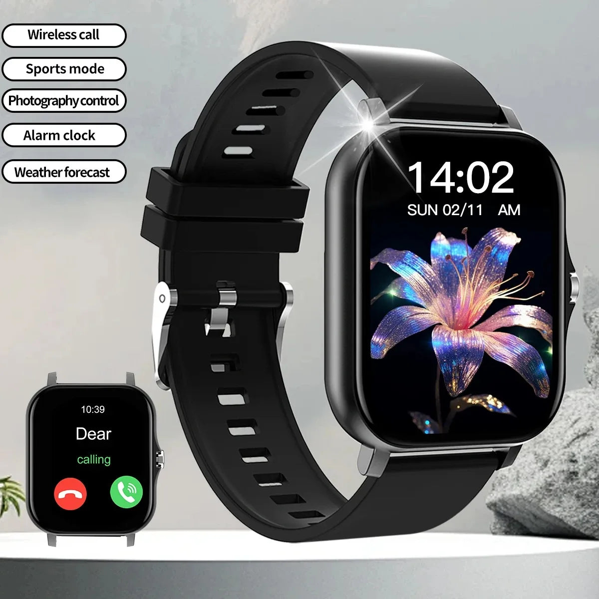 2025 Smart Watch for Men & Women – 1.91” Full Touch Display Bluetooth Fitness Tracker Smartwatch (Android Compatible)