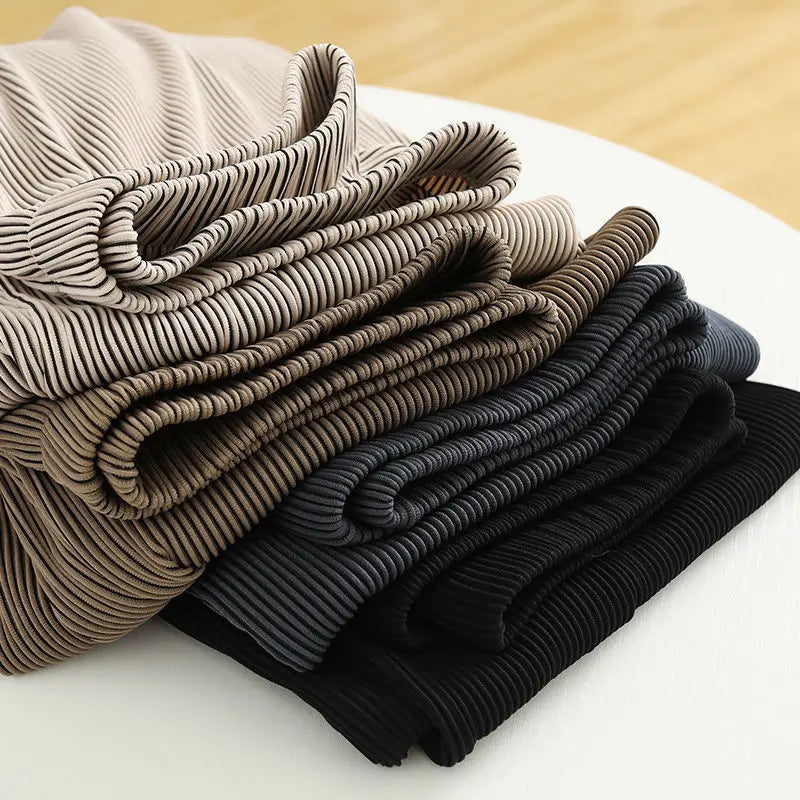 Women’s Casual Straight Pants – Elastic Waist Soft Trousers | Summer All-Match Streetwear 2025