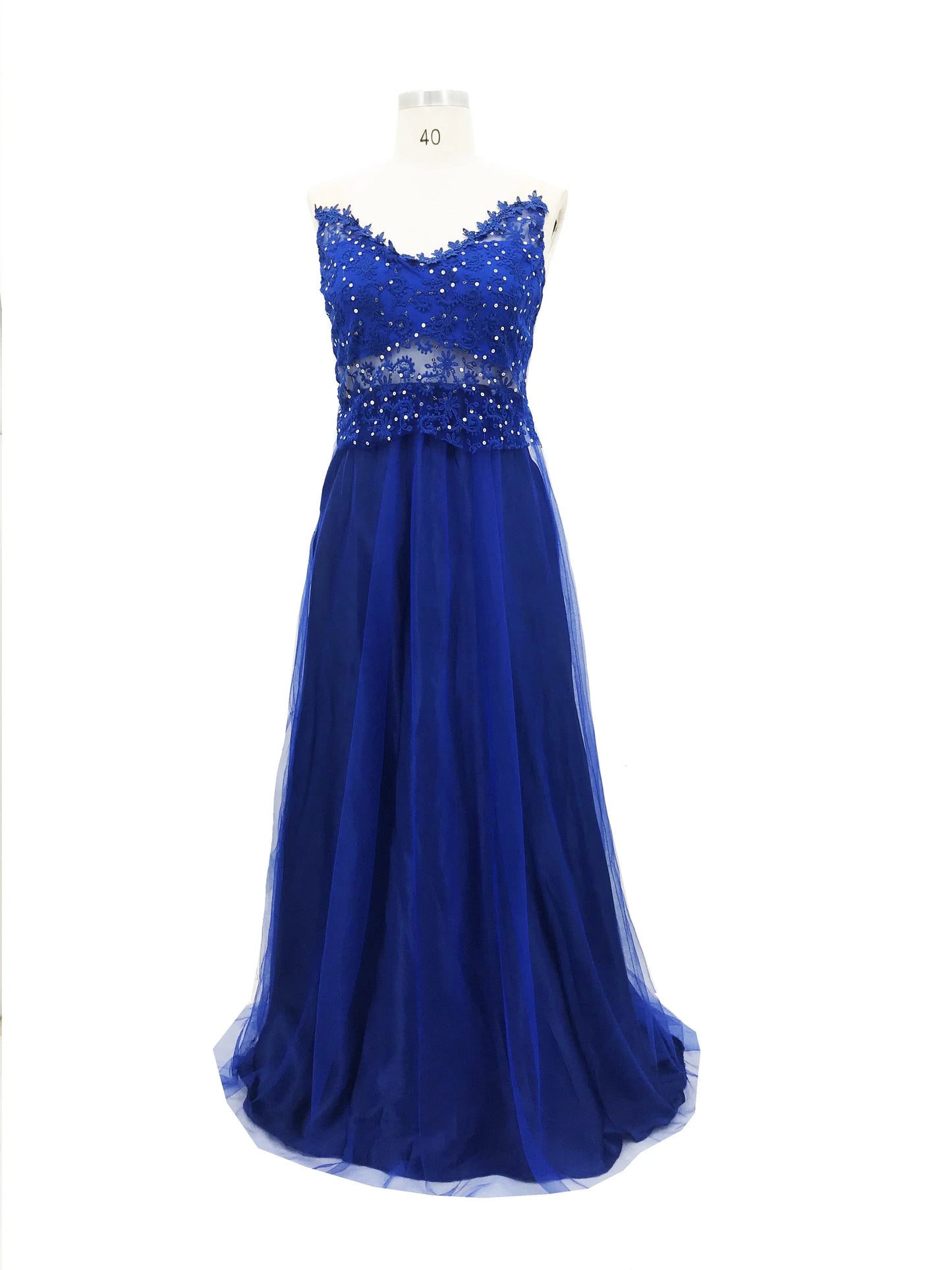 Women’s Long Formal Dress – Elegant Lace Floral Ball, Prom, Wedding & Evening Gown