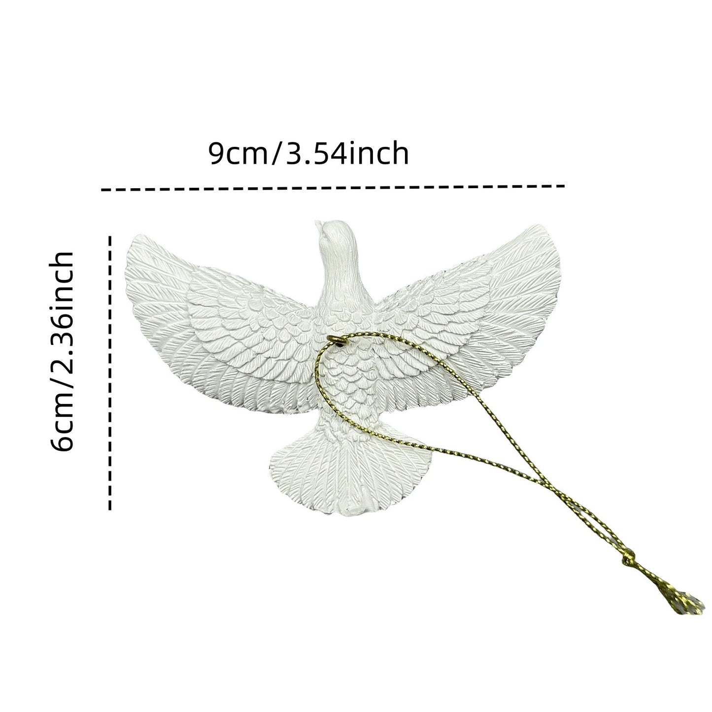 Friendship Doves Christmas Ornament – Home Alone 2-Inspired Resin Doves Tree Decoration & Gift for Someone Special