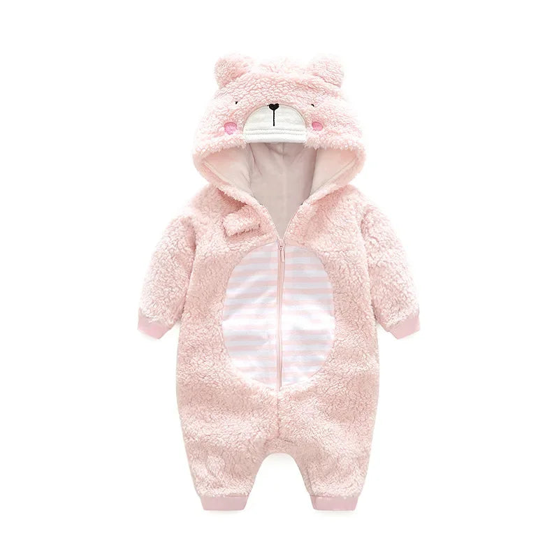 Newborn Baby Romper – Warm Long Sleeve Cosplay Jumpsuit for Infant Boys, Baby Costume Suit