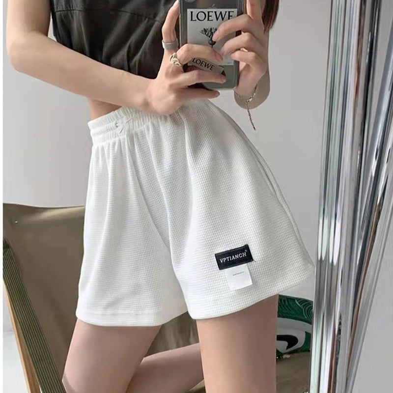 Women’s Summer Sports Shorts – Loose Fit Elastic Waist Three-Quarter Casual Trousers | 2025 Fashion