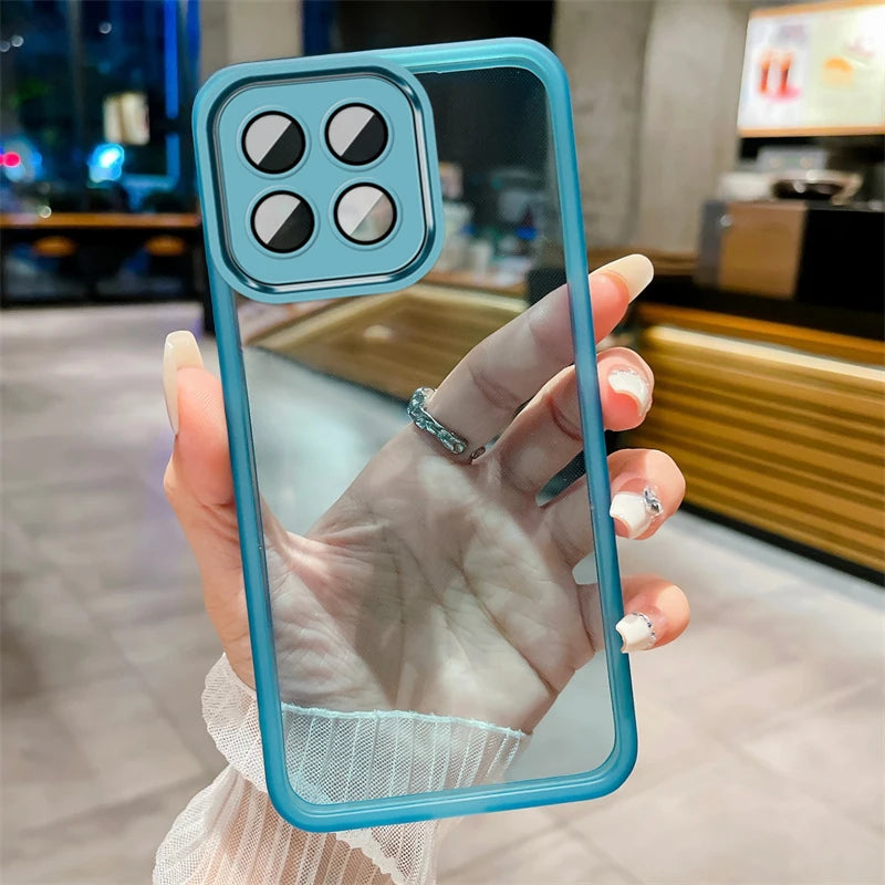 For Honor 400 Smart Full Lens Camera Protection Film Transparent Soft Silicone TPU Phone Back Case for Honor400 Smart X7d 4G 5G