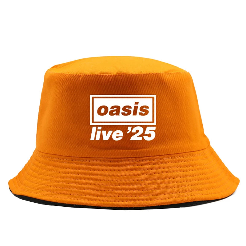 Wholesale Unisex Bucket Hat – O-Oasis American Heavy Metal Style, Foldable Outdoor Fishing Cap for Summer