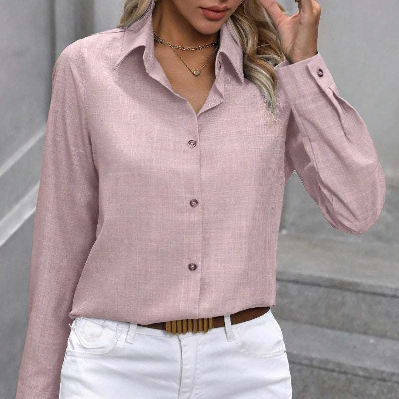 Fashion Casual Women’s Blouse – Long Sleeve Loose Streetwear Shirt for Spring & Autumn | Camisas Mujer Blusas Tops