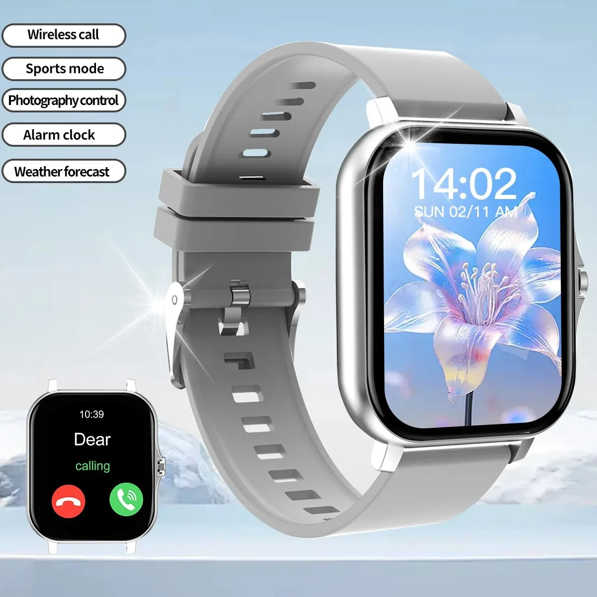 2025 Smart Watch for Men & Women – 1.91” Full Touch Display Bluetooth Fitness Tracker Smartwatch (Android Compatible)