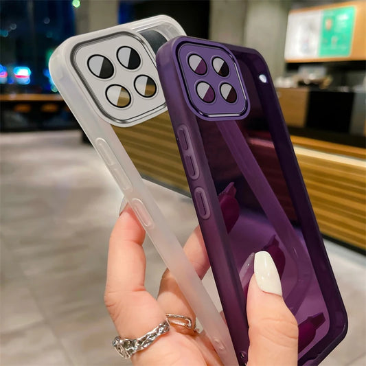 For Honor 400 Smart Full Lens Camera Protection Film Transparent Soft Silicone TPU Phone Back Case for Honor400 Smart X7d 4G 5G