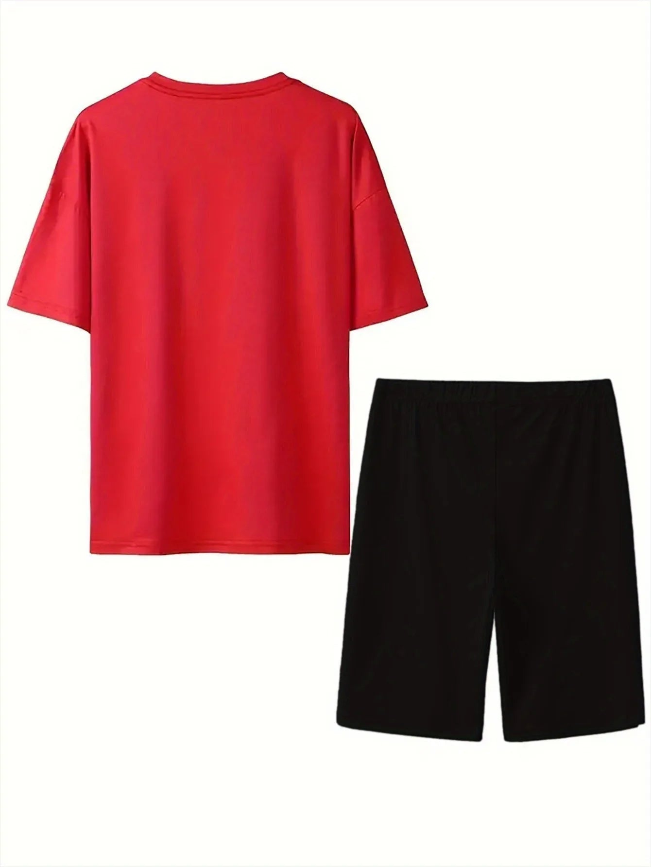 Women’s 2-Piece Sportswear Set – “New York” Letter Print T-Shirt & Athletic Shorts | Casual Activewear Outfit