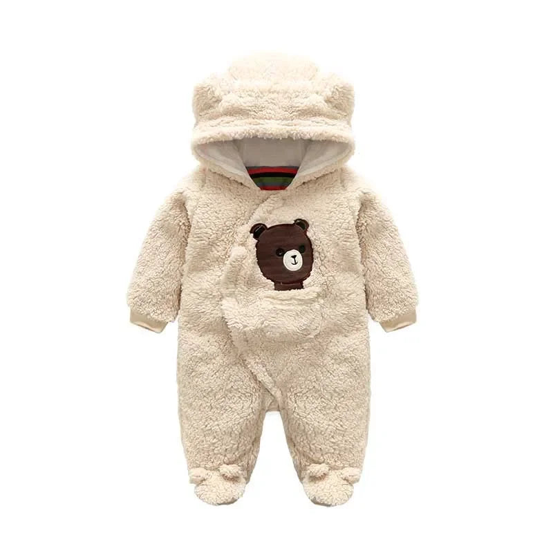 Newborn Baby Romper – Warm Long Sleeve Cosplay Jumpsuit for Infant Boys, Baby Costume Suit