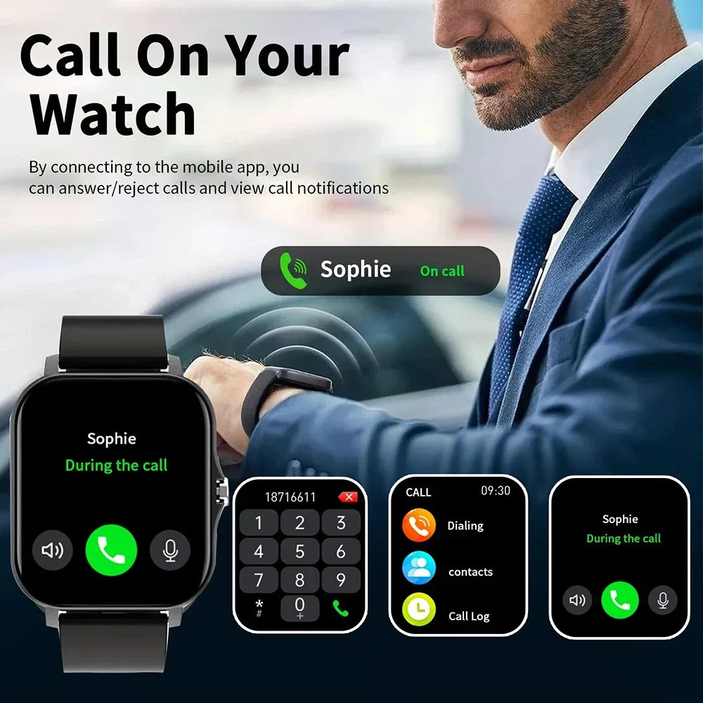 2025 Smart Watch for Men & Women – 1.91” Full Touch Display Bluetooth Fitness Tracker Smartwatch (Android Compatible)