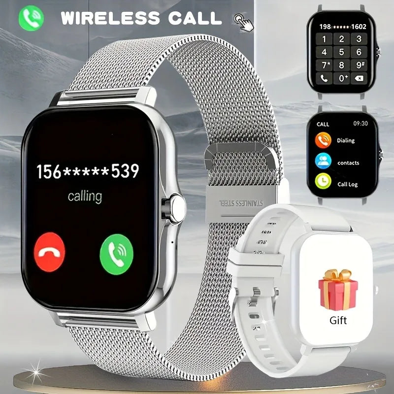 2025 Smart Watch for Men & Women – 1.91” Full Touch Display Bluetooth Fitness Tracker Smartwatch (Android Compatible)