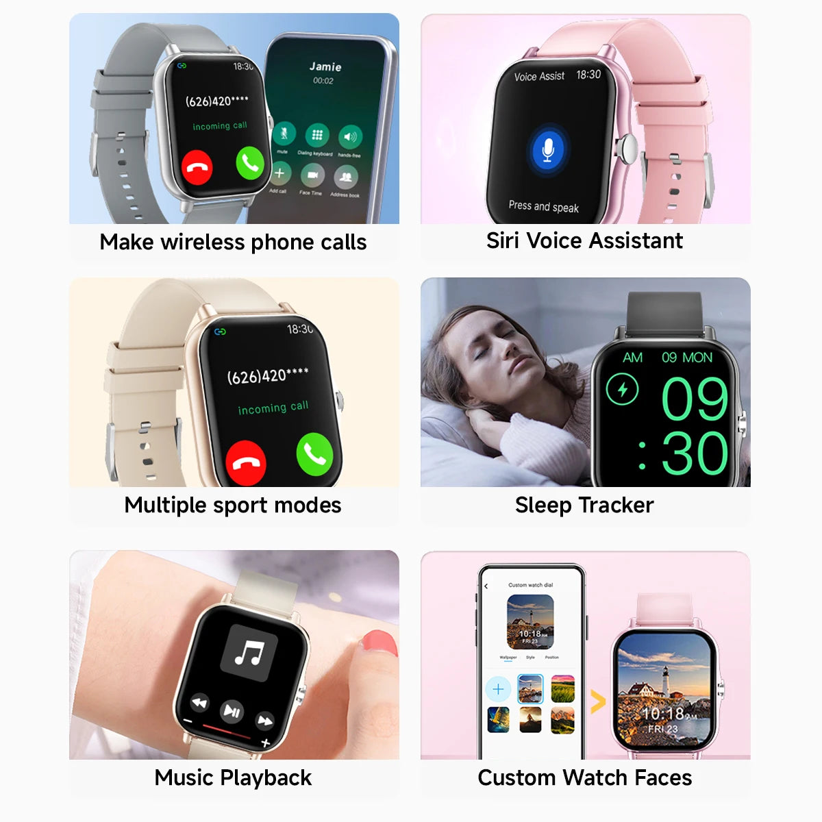 2025 Smart Watch for Men – 1.83” HD Screen Bluetooth Calling Smartwatch with Camera Control, Music Player & Multi-Sport Modes (Android/iOS)