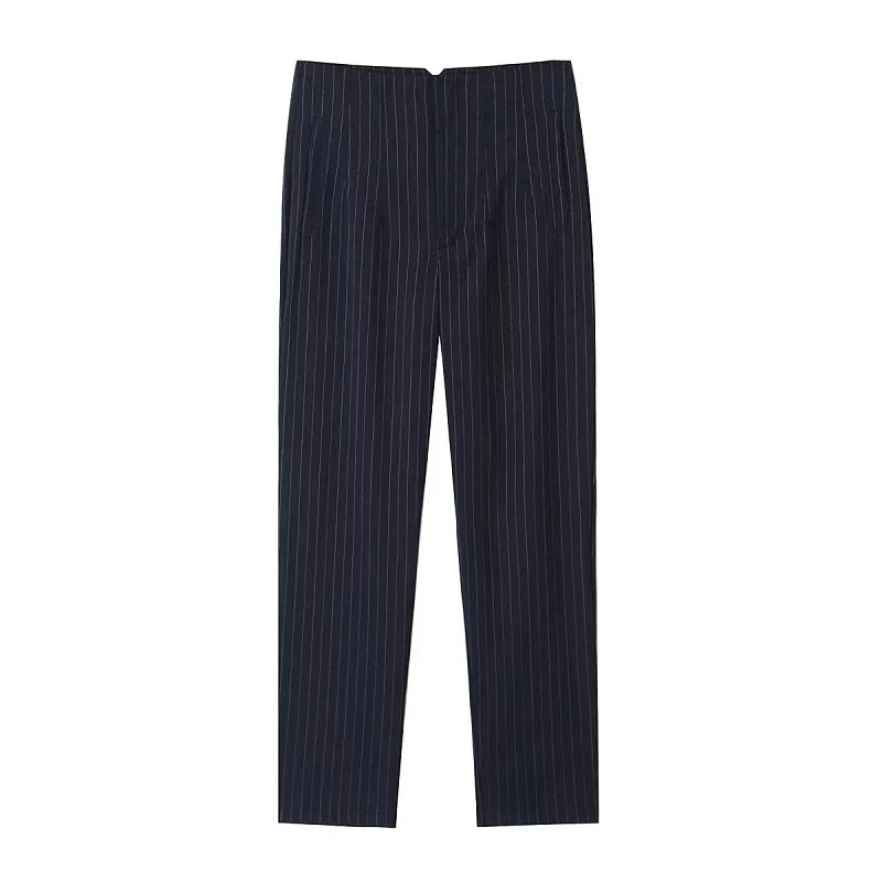 MUJER High-Waist Office Pants – Women’s Formal Pencil Trousers in Black, Pink & White