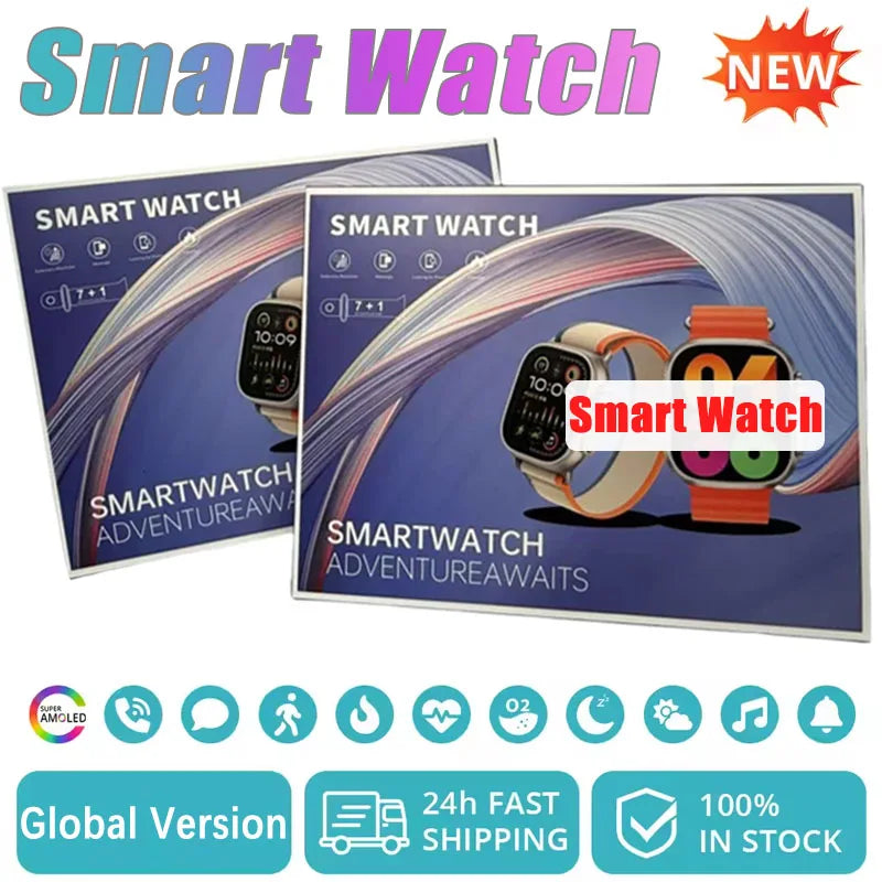2025 Smart Watch – Heart Rate & Sleep Monitor with Dustproof and Waterproof Design for Active Lifestyles