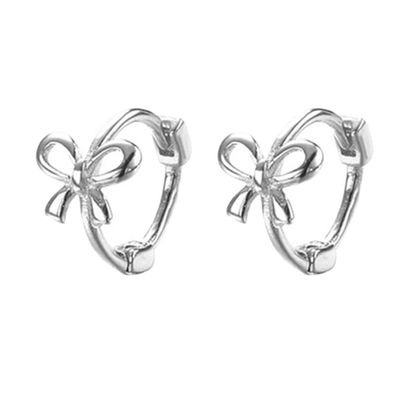 Stylish Bowknot Stud Earrings – Elegant Ear Piercing Jewelry Accessory for Fashion Enthusiasts