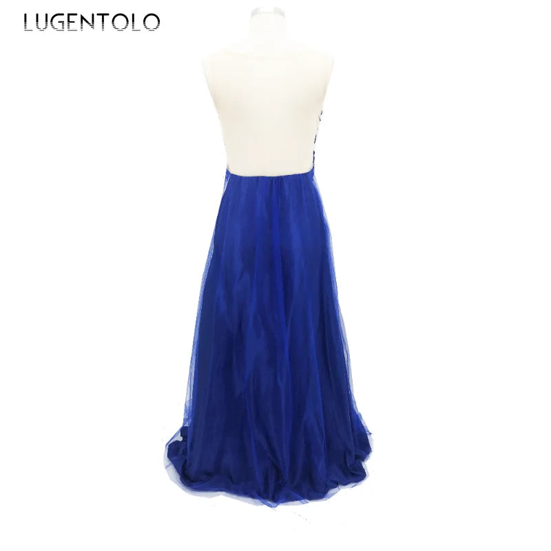 Women’s Long Formal Dress – Elegant Lace Floral Ball, Prom, Wedding & Evening Gown