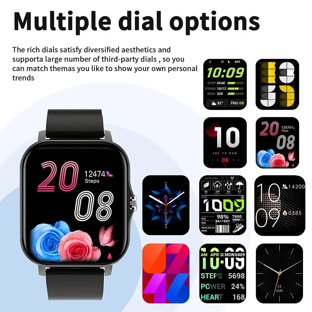 2025 Smart Watch for Men & Women – 1.91” Full Touch Display Bluetooth Fitness Tracker Smartwatch (Android Compatible)