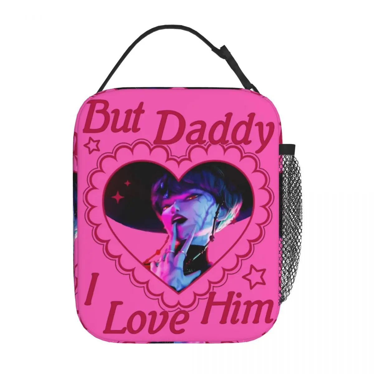 Demon Hunters Cute Cartoon Lunch Bag – Insulated Thermal Tote for Kids, Portable Cooler Bag with Vintage Print