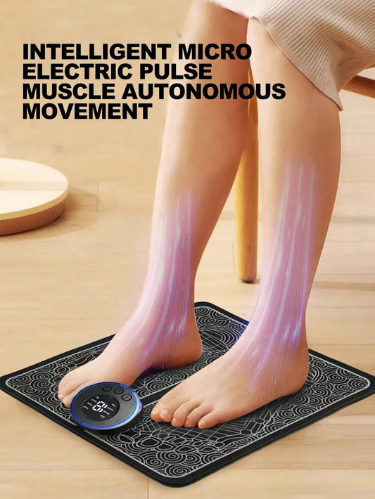 Foot Massager - EMS Foot Massage Pad Electric Therapy Machine for Pain Relief