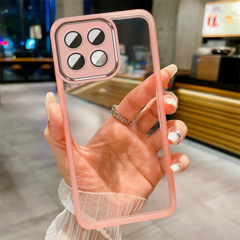 For Honor 400 Smart Full Lens Camera Protection Film Transparent Soft Silicone TPU Phone Back Case for Honor400 Smart X7d 4G 5G