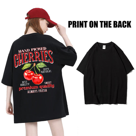 Women’s Casual Cotton T-Shirt – Seoul Scenery Printed Short Sleeve Oversize Tee | Breathable Summer TopWomen’s Clothing / Tops / T-Shirts