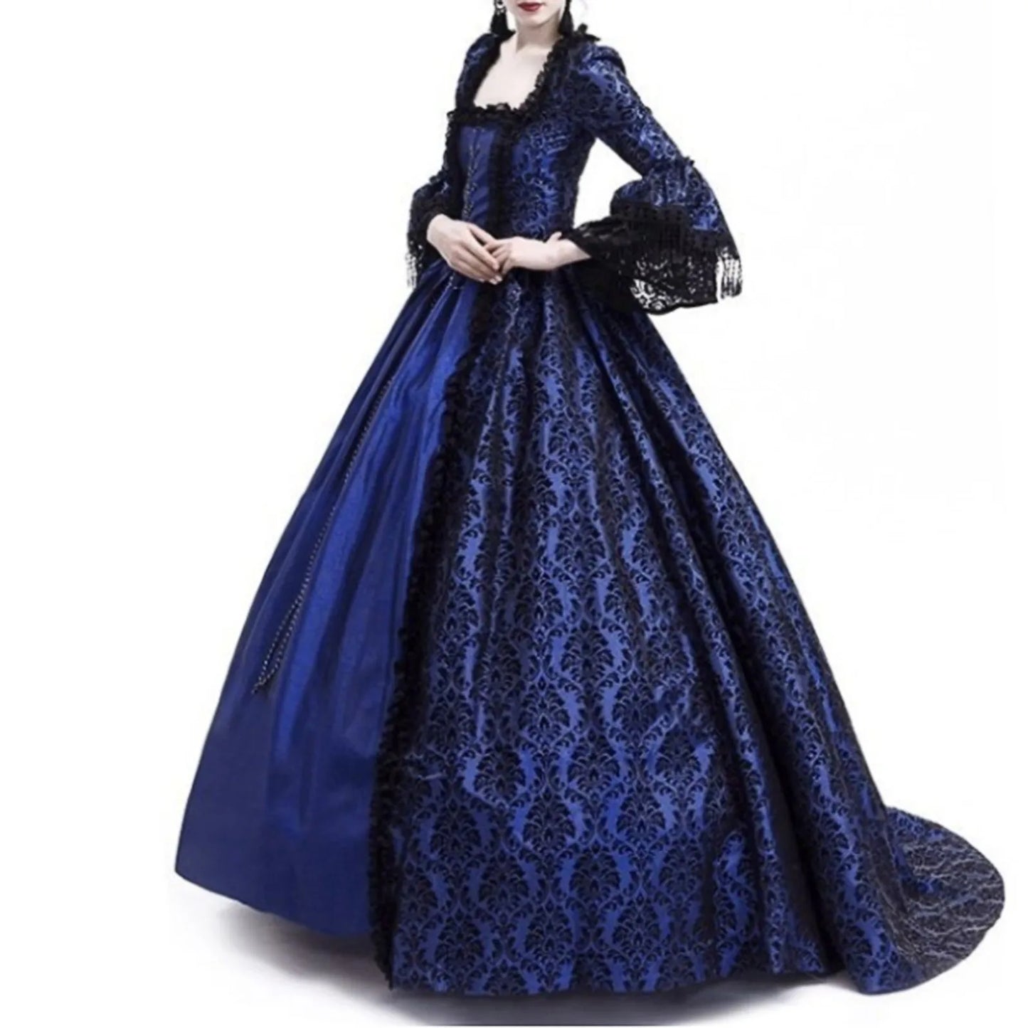 2025 Halloween Women’s Medieval Cosplay Costume – Vintage Gothic Outfit for Adult Halloween