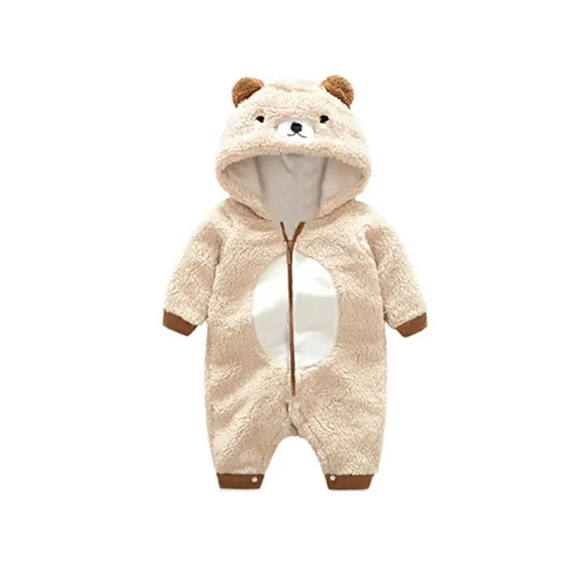Newborn Baby Romper – Warm Long Sleeve Cosplay Jumpsuit for Infant Boys, Baby Costume Suit