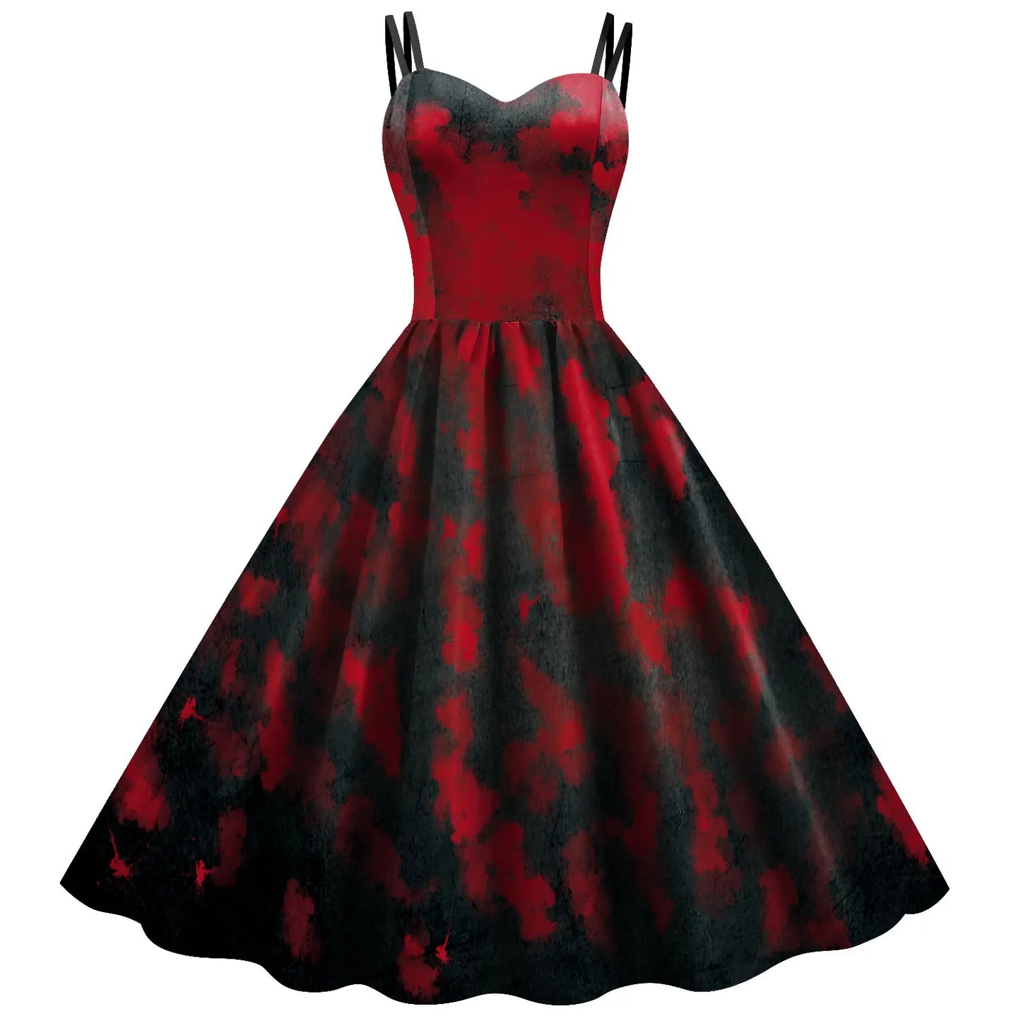 Women’s Movie Role Cosplay Jumpsuit – Halloween & Christmas Printed Bodysuit Costume Party Outfit