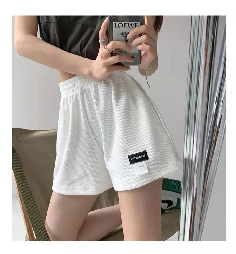 Women’s Summer Sports Shorts – Loose Fit Elastic Waist Three-Quarter Casual Trousers | 2025 Fashion