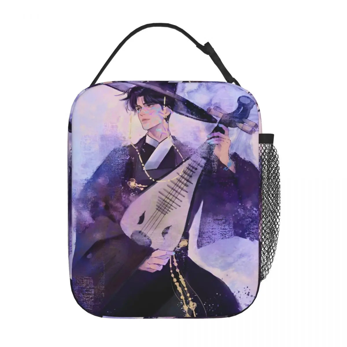 Demon Hunters Cute Cartoon Lunch Bag – Insulated Thermal Tote for Kids, Portable Cooler Bag with Vintage Print