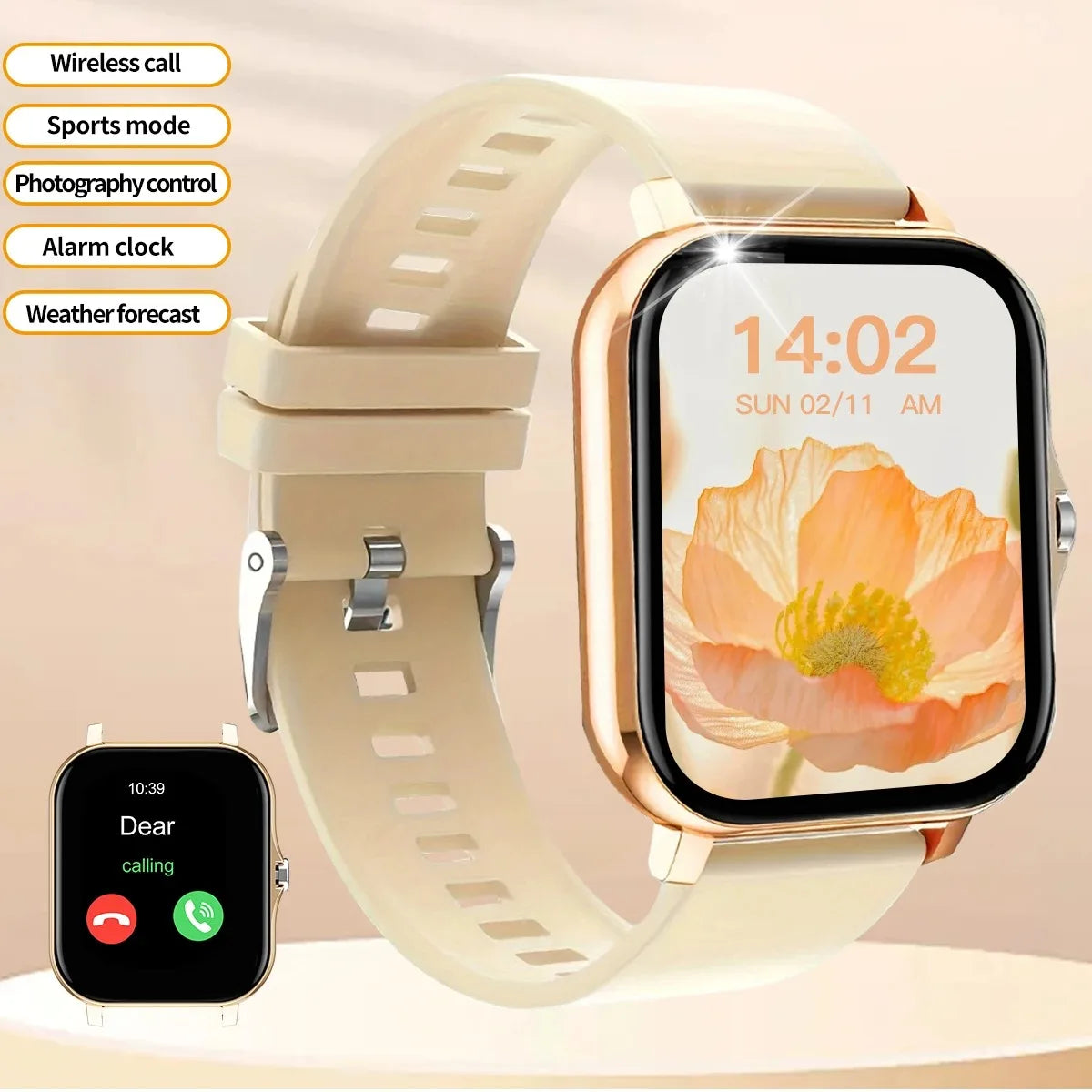 2025 Smart Watch for Men & Women – 1.91” Full Touch Display Bluetooth Fitness Tracker Smartwatch (Android Compatible)