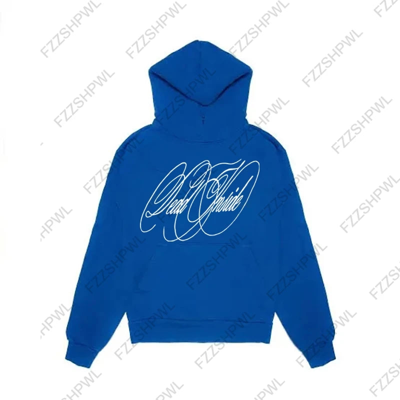 Unisex Y2K Oversized Hoodie – Hip Hop Punk Harajuku Letter Print Streetwear Sweatshirt