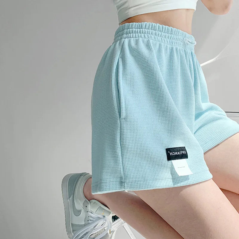 Women’s Summer Sports Shorts – Loose Fit Elastic Waist Three-Quarter Casual Trousers | 2025 Fashion